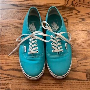 Teal Blue Vans